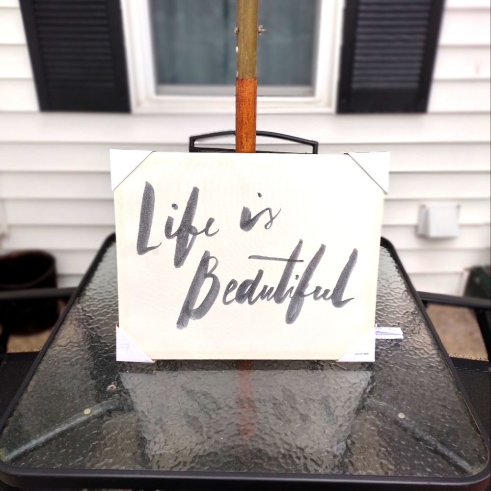 16x20 "Life is Beautiful" canvas